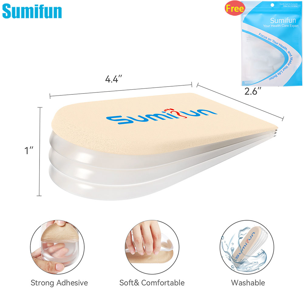 Shoe Polish Cream - Sumifun 1Pair Gel Insole Silicone Men