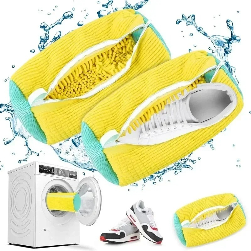 Sneaker Cleaner - Reusable Shoe Washing Machine Bag for
