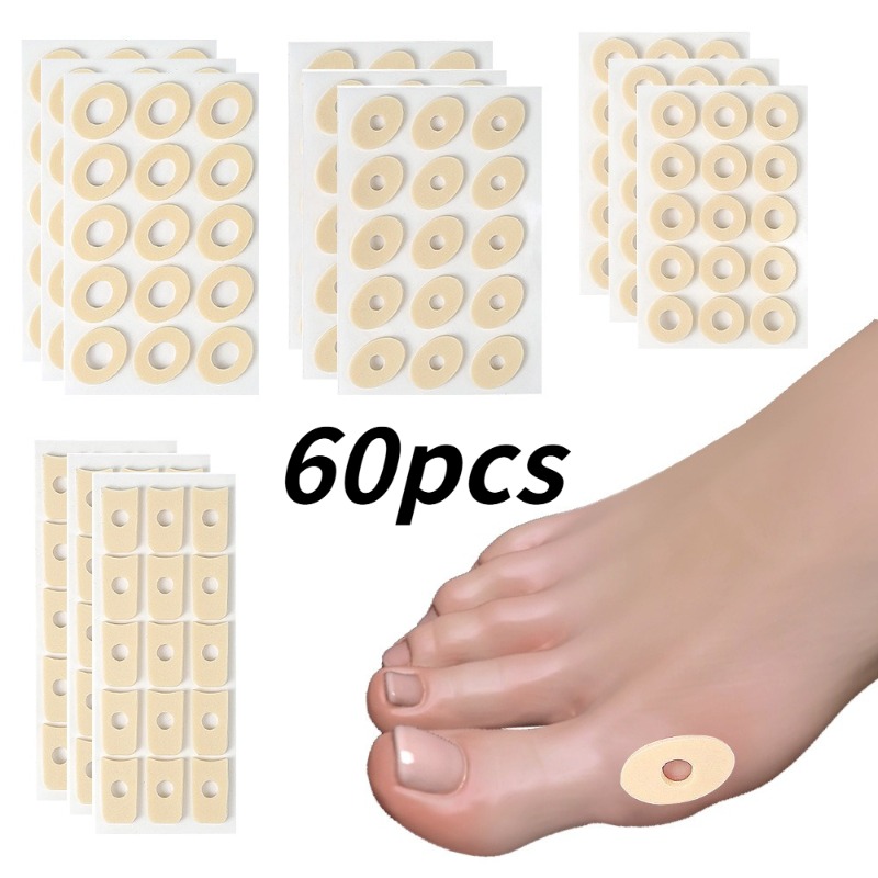 Shoe Polish Cream - 60pcs Self-Adhesive Callus Cushions for Feet,