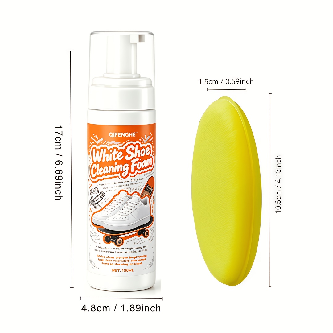 Portable No Rinse White Shoe C - Sneaker Cleaner recension och pris