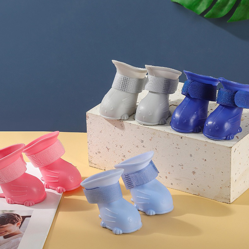 4-Piece Waterproof Dog Rain Sh - Shoe Polish Cream recension och pris