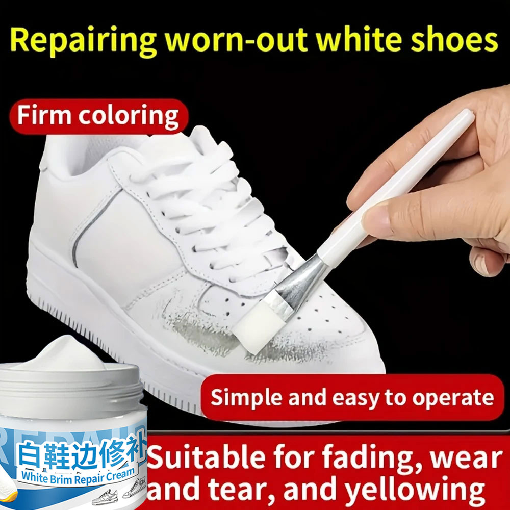 New White Shoe Edge Restorer 5 - White Sneaker Care Kit recension och pris