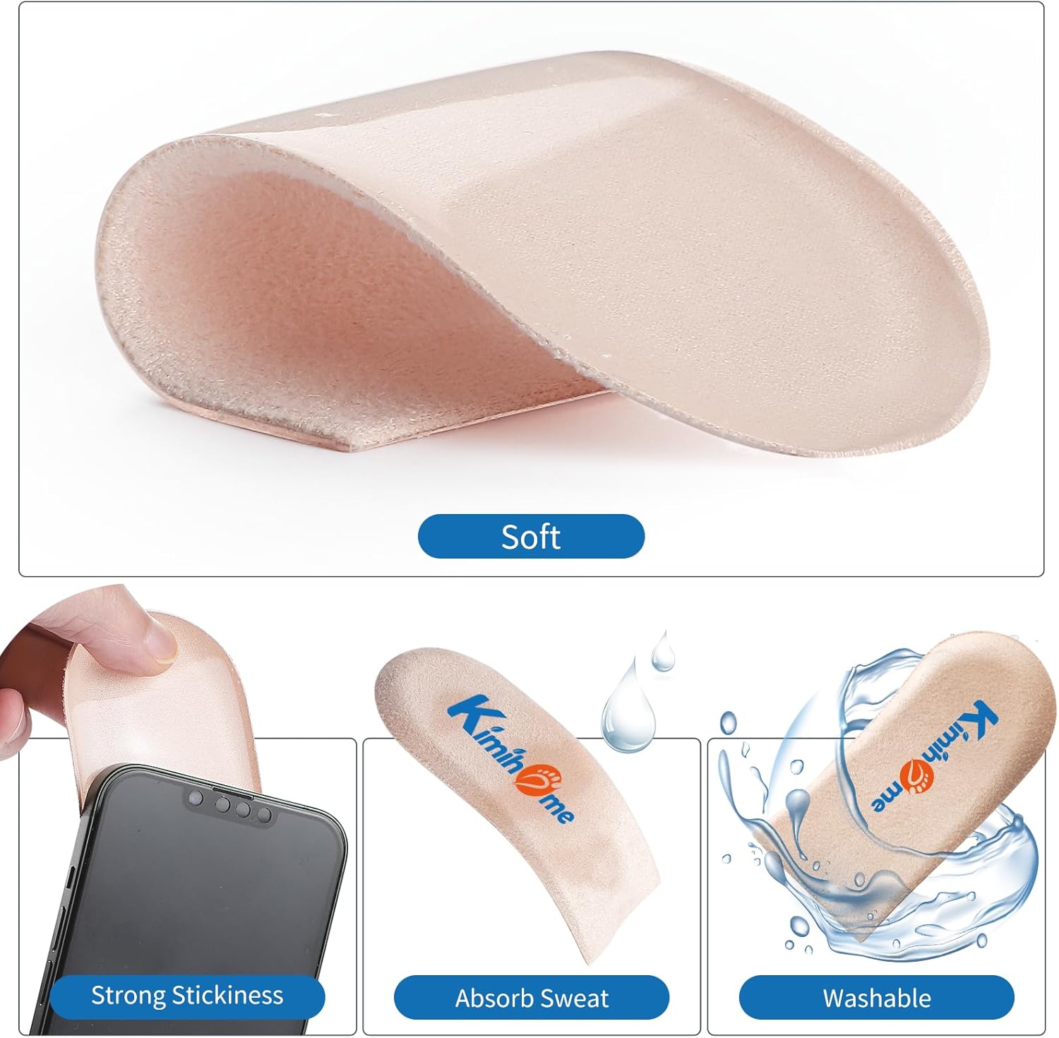 Sumifun 1Pair Gel Insole Silic - Shoe Polish Cream recension och pris