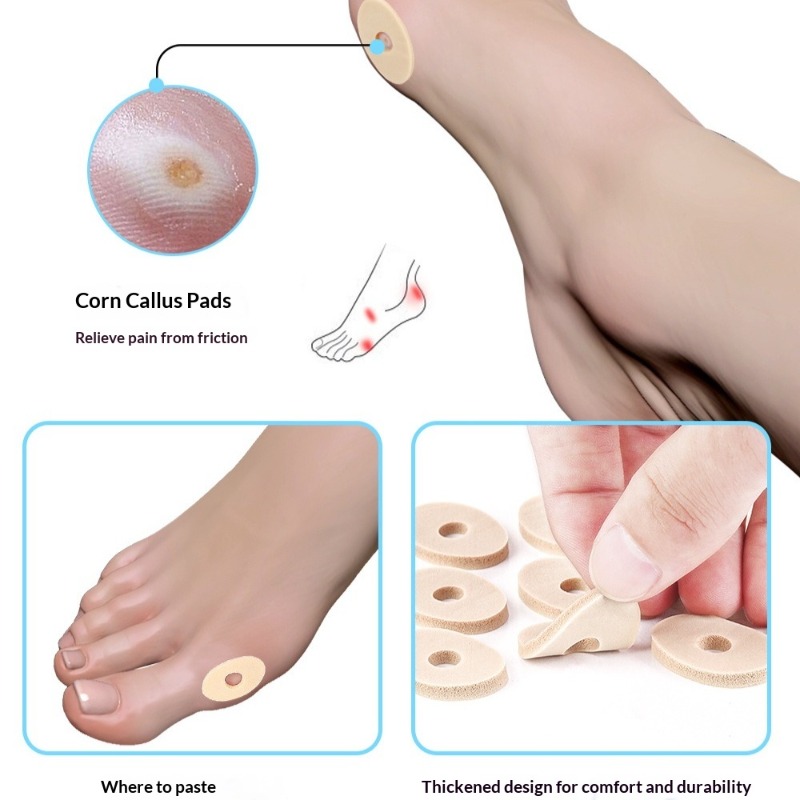 60pcs Self-Adhesive Callus Cus - Shoe Polish Cream recension och pris
