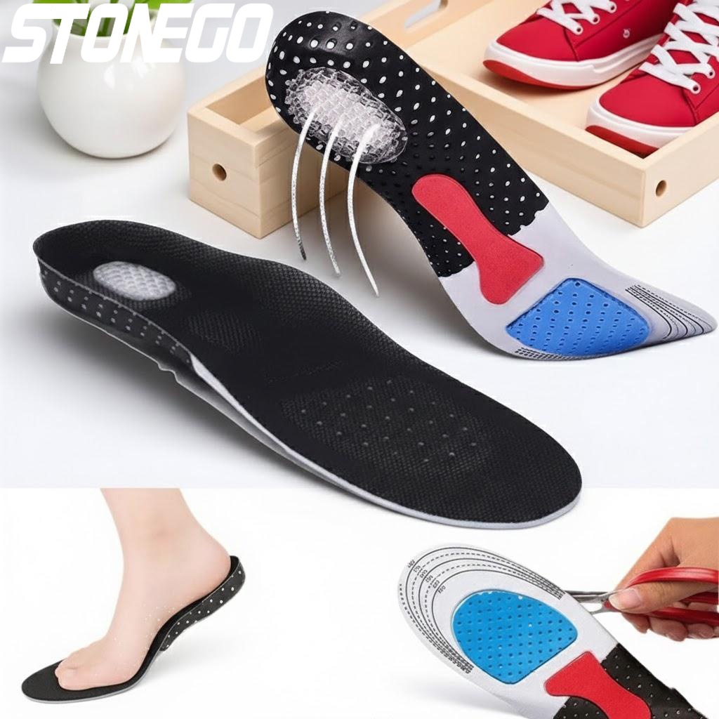 Adjustable Gel Insoles for Men - Shoe Polish Cream recension och pris
