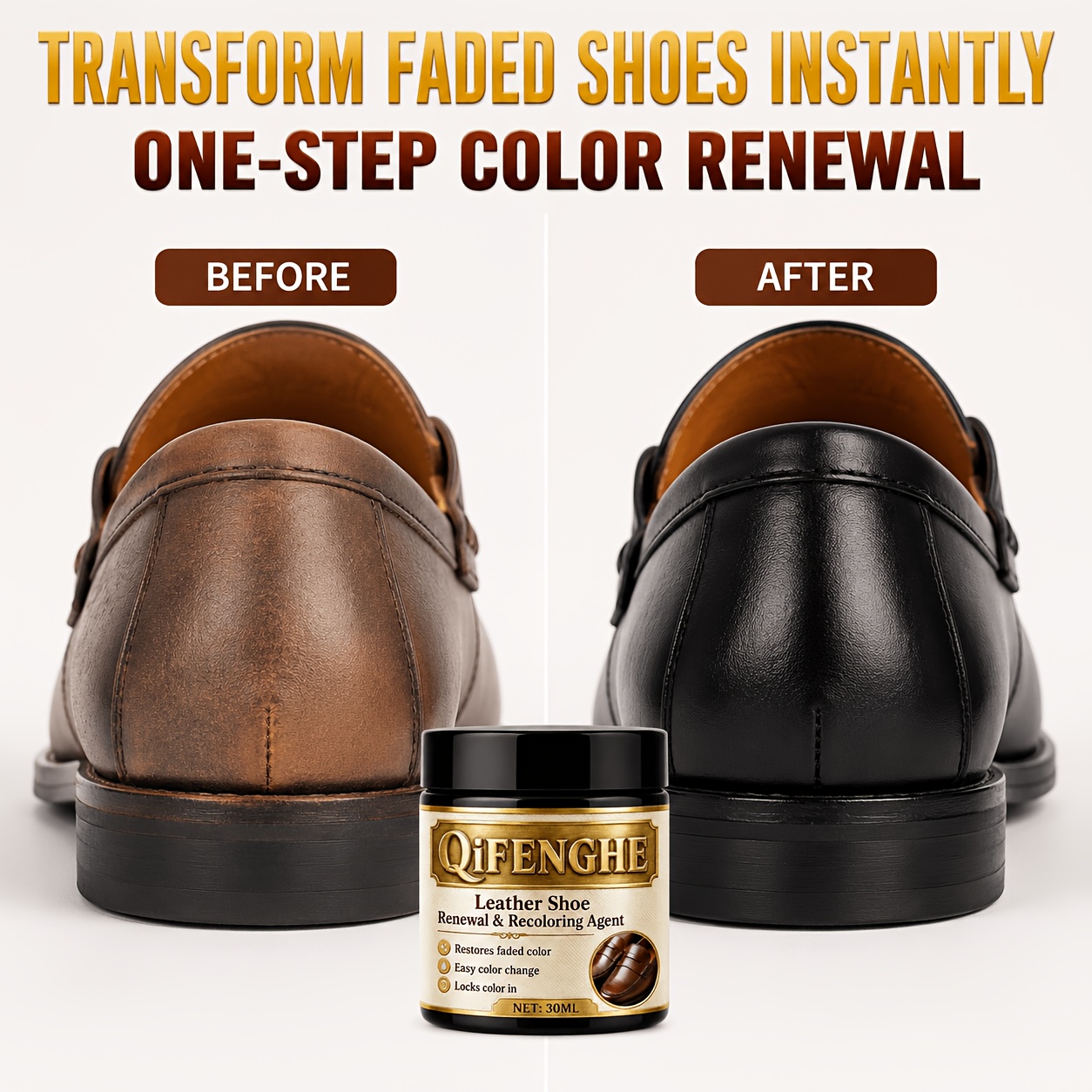 Leather Shoe Renewal Recolorin - Shoe Polish Cream recension och pris