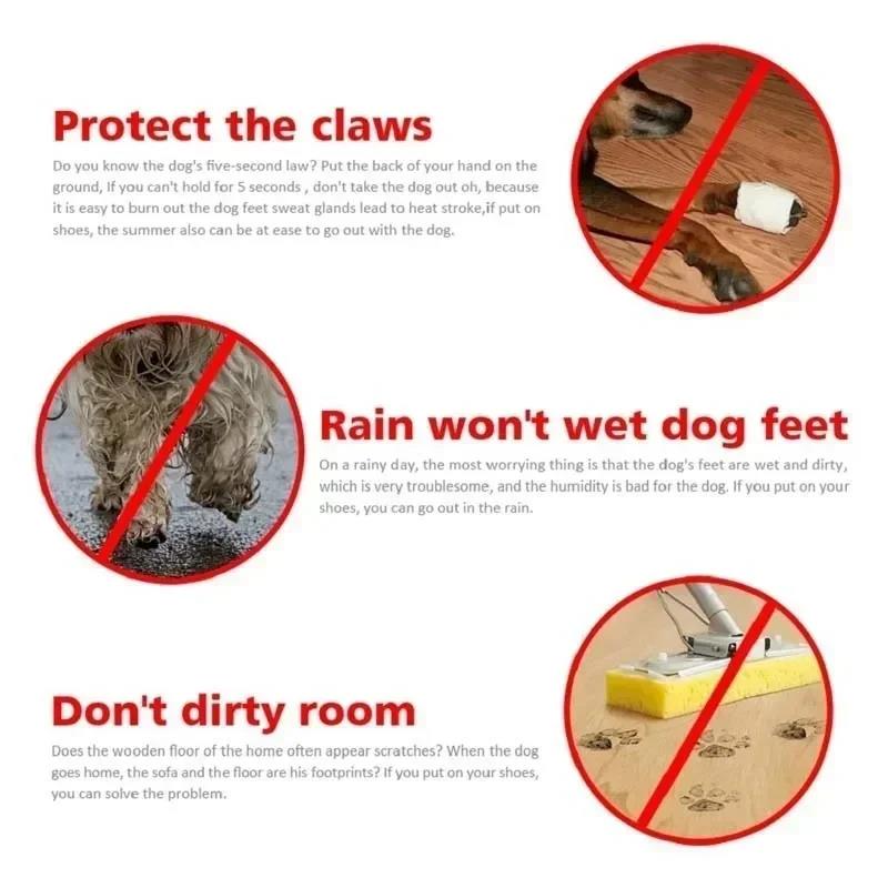 New 4pcs Waterproof Pet Dog Sh - Shoe Polish Cream recension och pris